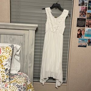 White flower dress by One World, size S